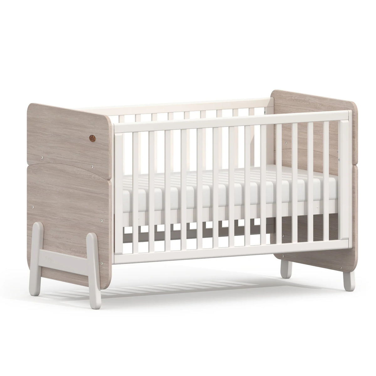 Boori Natty Ergonomic Cot with Dropside