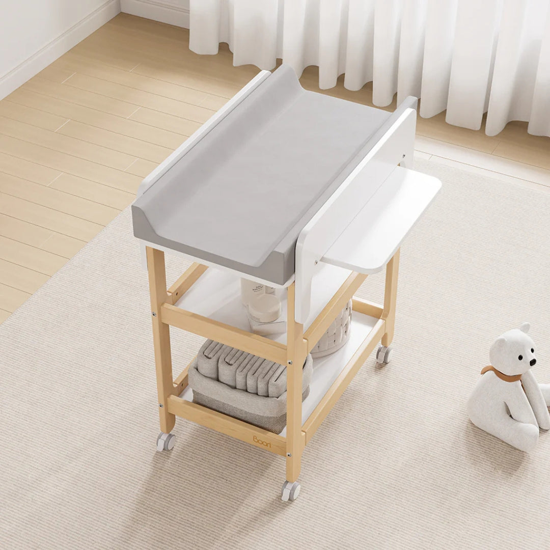 Boori Alva Ergonomic Changer Barley Almond