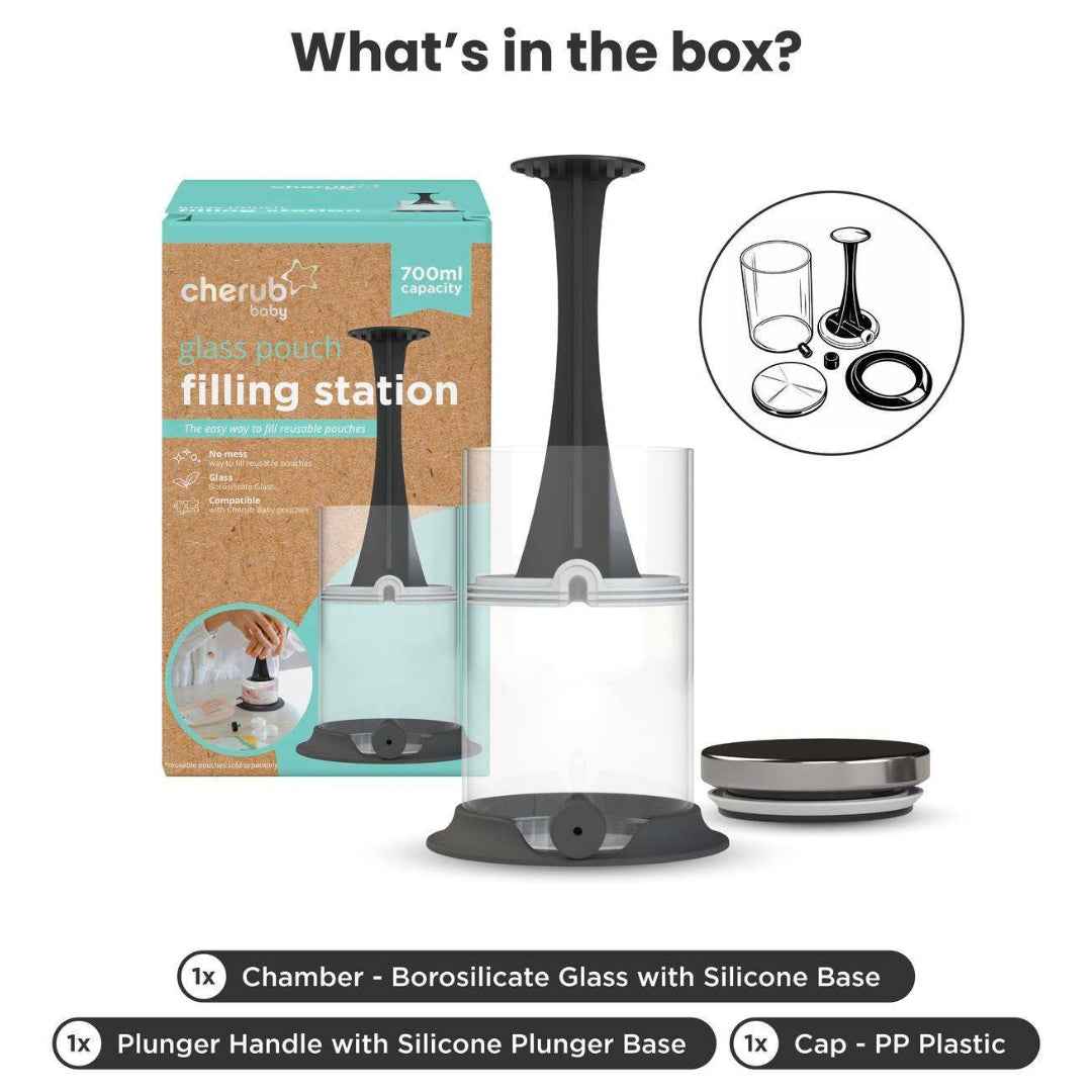 Cherub Baby Glass Pouch Filling Station V2