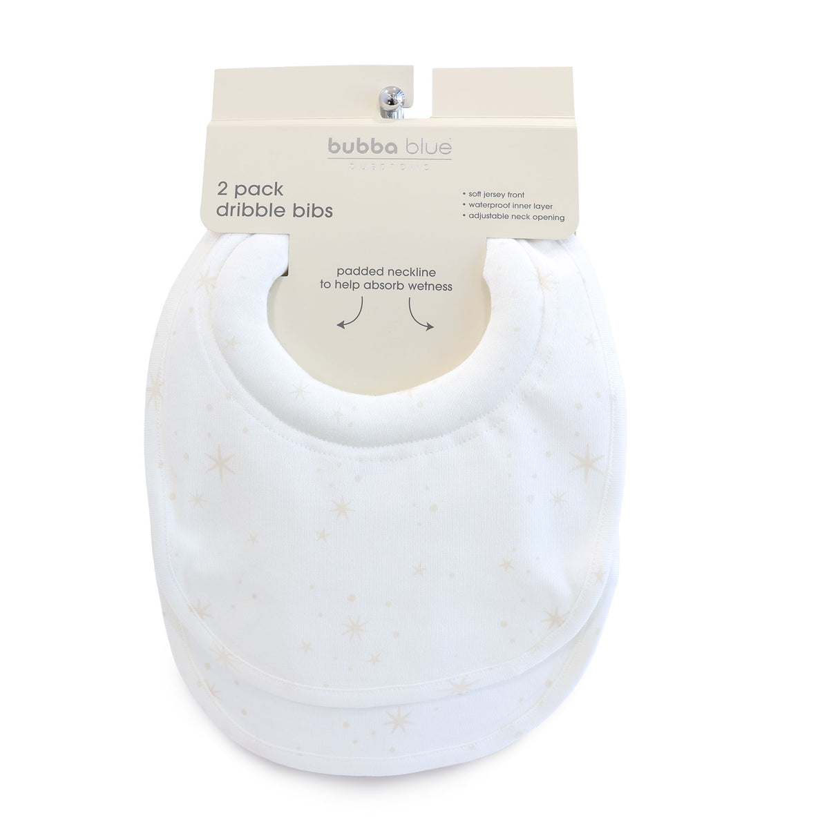 Bubba Blue Twinkle Twinkle Dribble Bibs 2pk