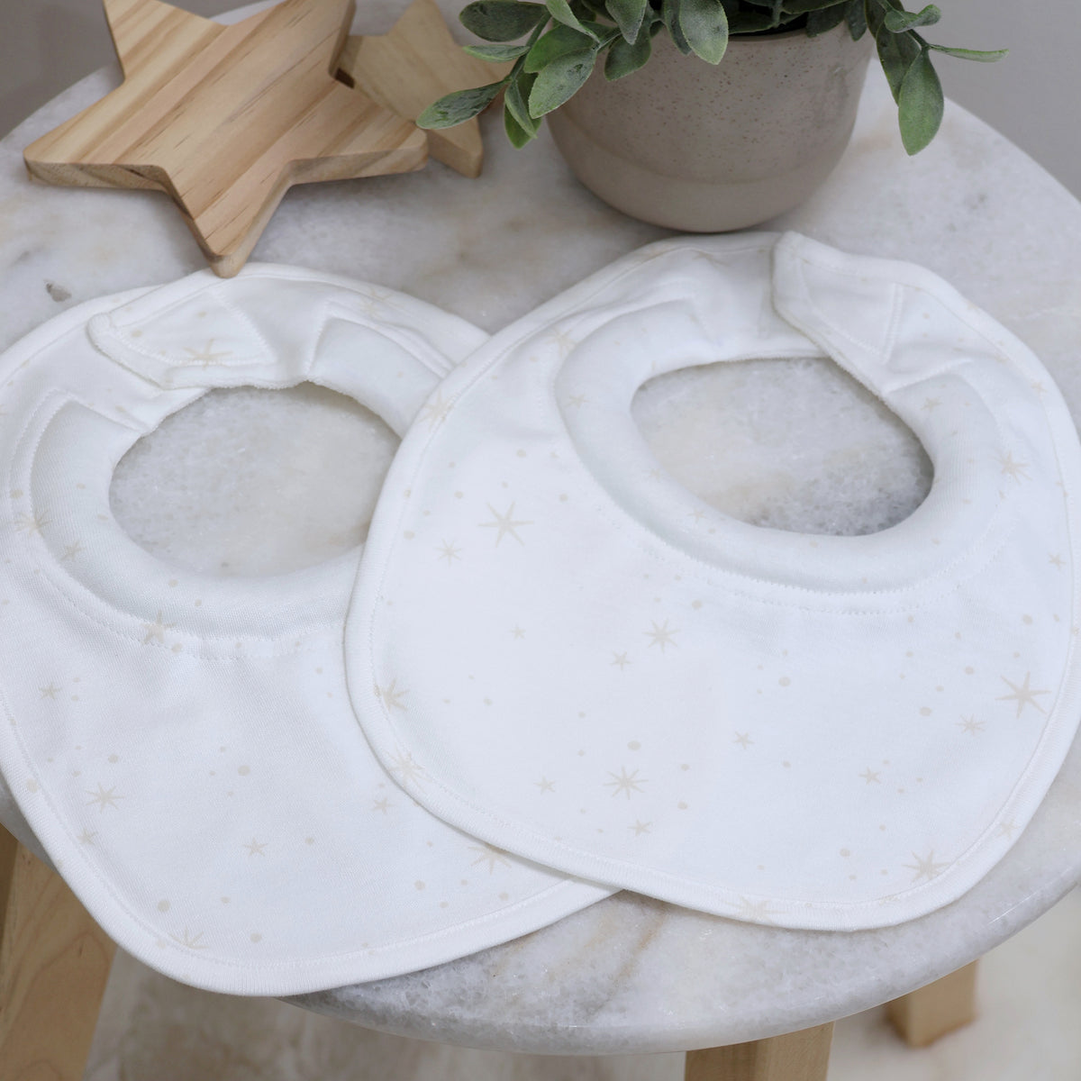 Bubba Blue Twinkle Twinkle Dribble Bibs 2pk