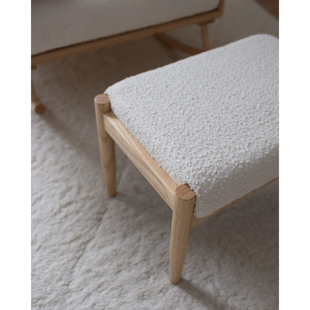 Nuage Interiors Jolie Rocker & Ottoman Cream