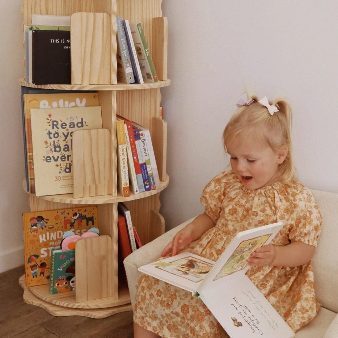 Nuage Interiors Malo Rotating Bookshelf