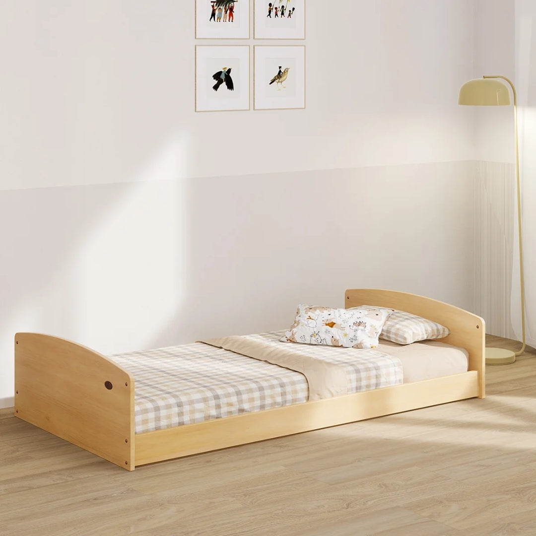 Boori Kids Matilda Single Floor Bed Almond
