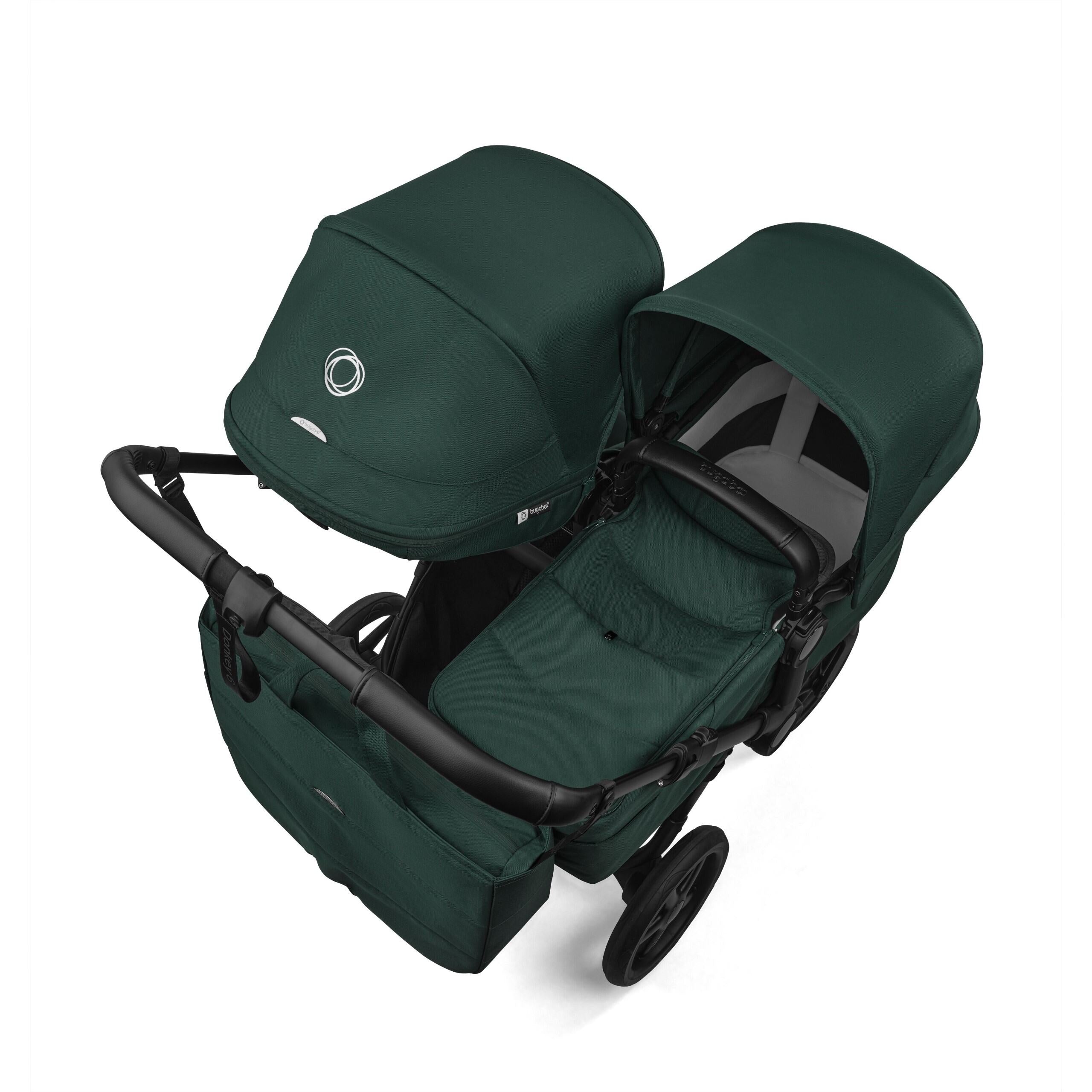 Bugaboo Donkey 6 Double Pram TRAVEL SYSTEM (includes Bugaboo Turtle car seat with base & adaptors)