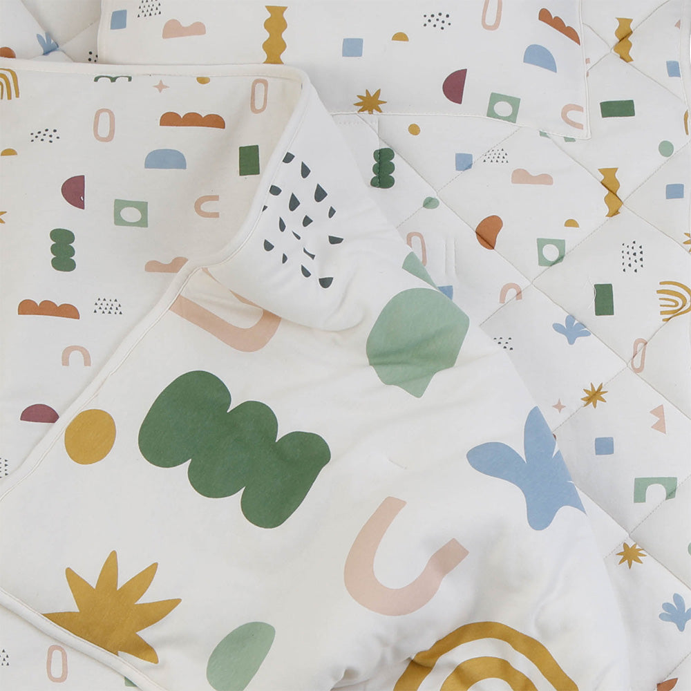 Living Textiles Deluxe Nap Mat Geo Mod