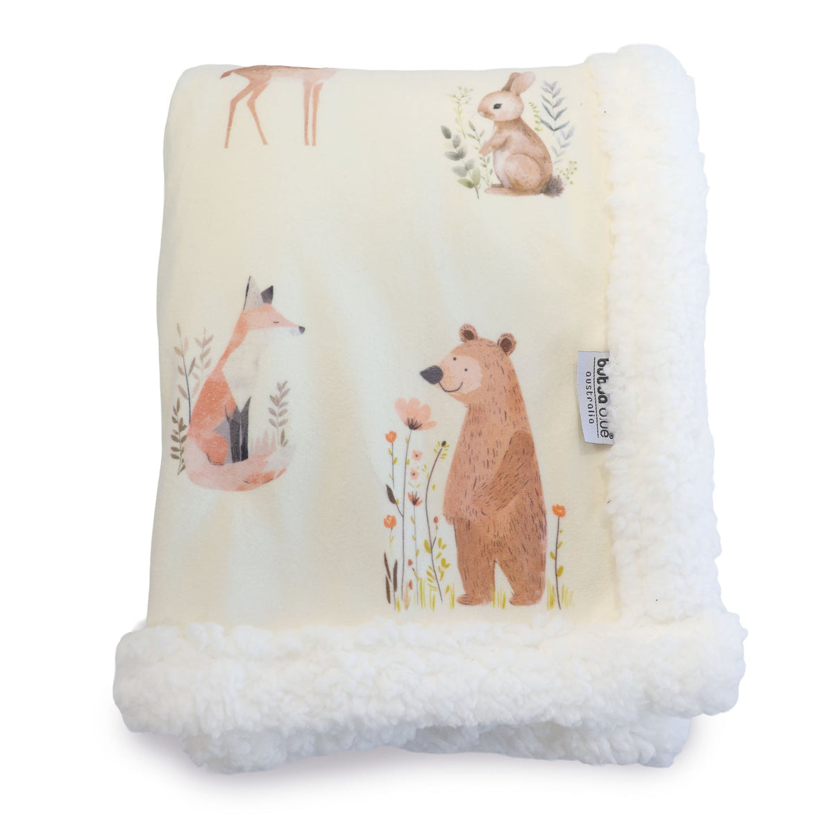 Bubba Blue Enchanted Reversible Fleece Cuddle Blanket
