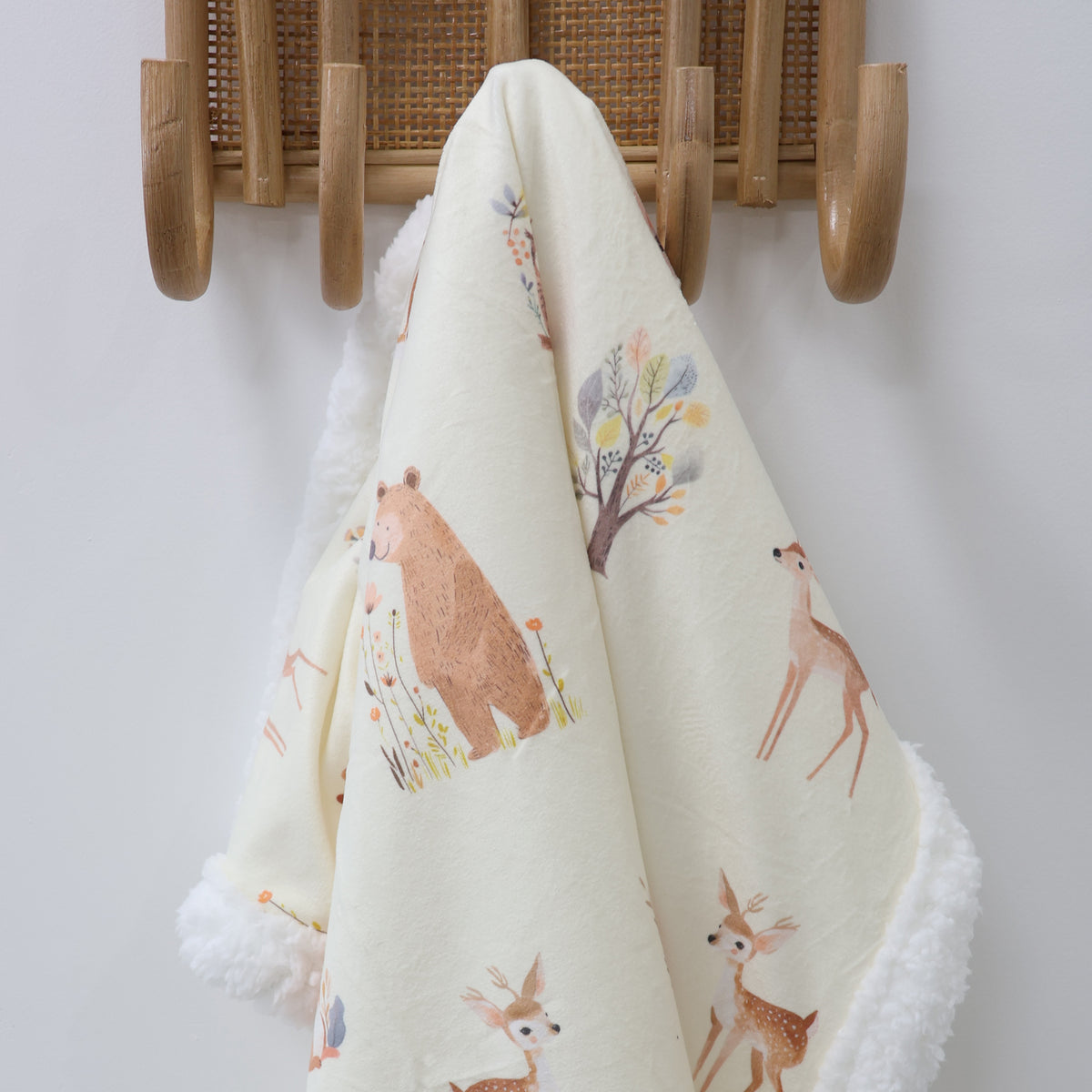 Bubba Blue Enchanted Reversible Fleece Cuddle Blanket