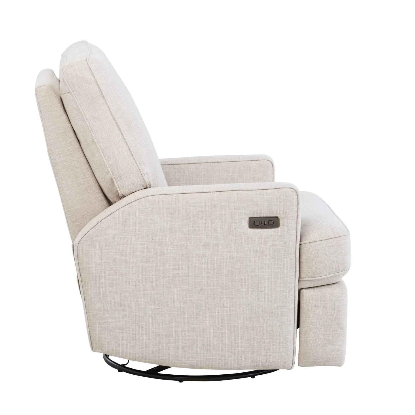 Il Tutto Quinn Electric Recliner Glider Chair Egg Shell