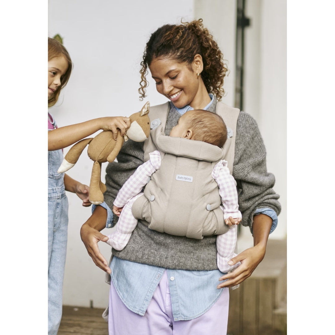 BabyBjorn Baby Carrier Hold Brushed Woven