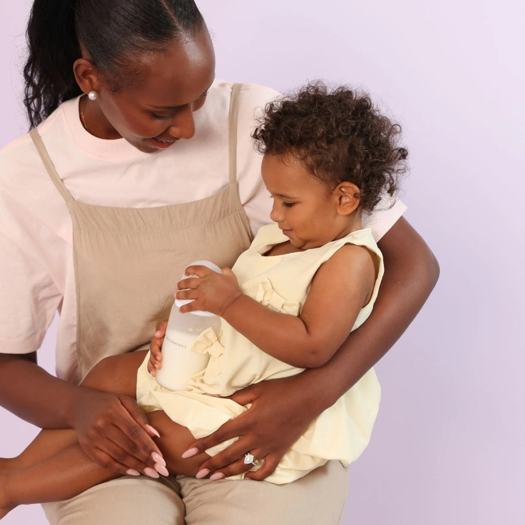 New Beginnings Glass Bottle 240ml Silicone Outer Twin Pack