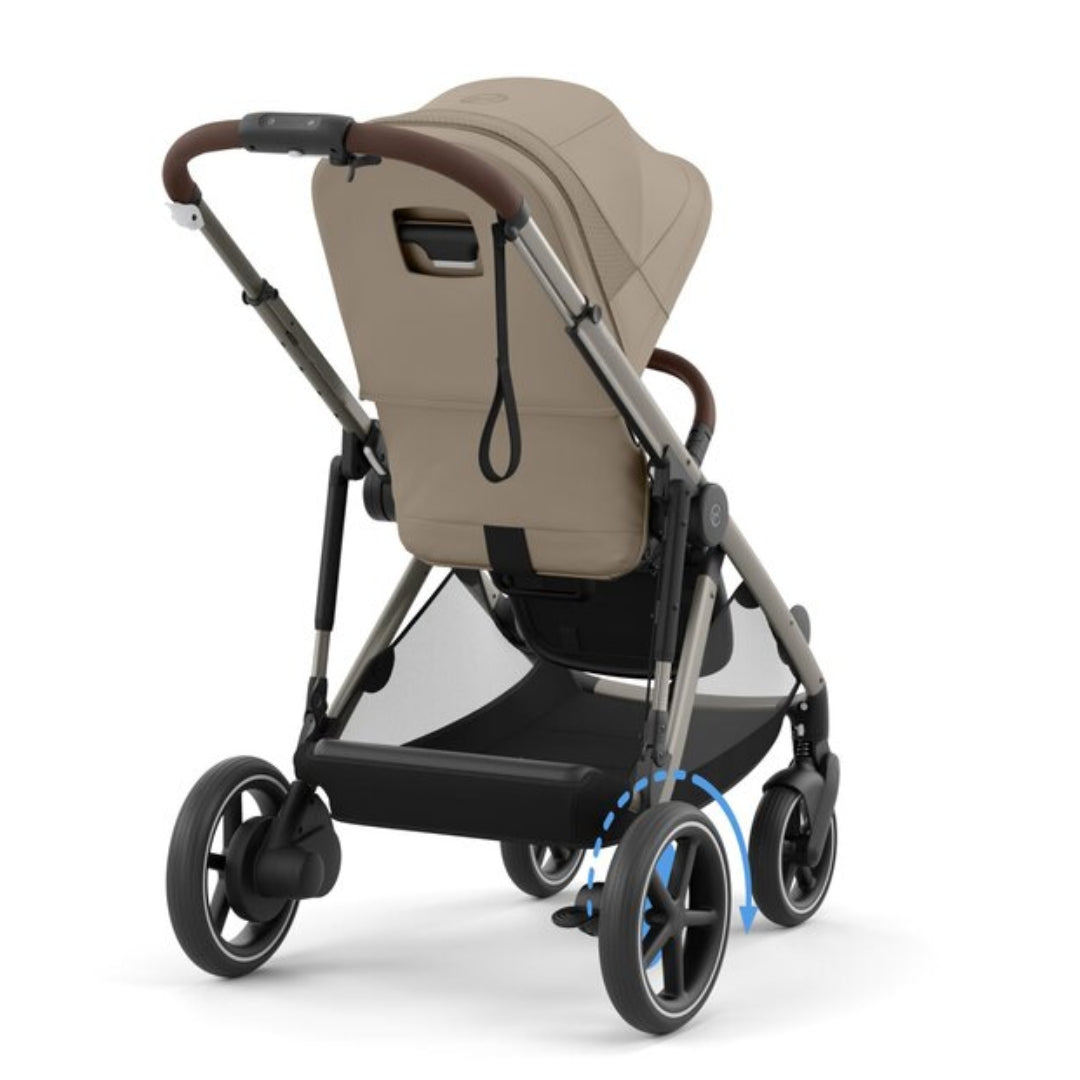 Beige stroller