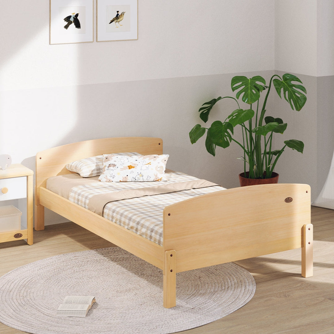 Boori Kids Matilda Single Floor Bed Almond