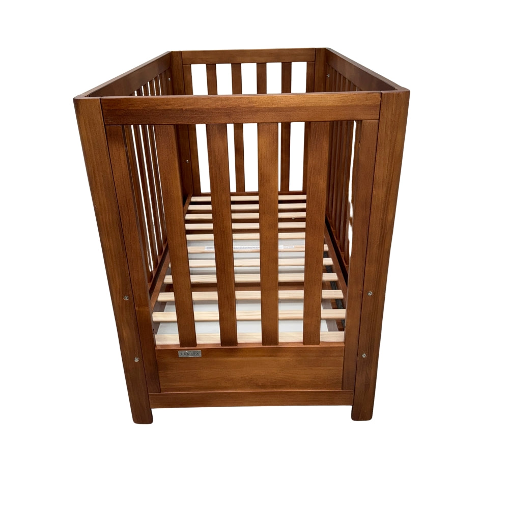 Eldita Kensington Compact Cot Dark Teak with Mattress