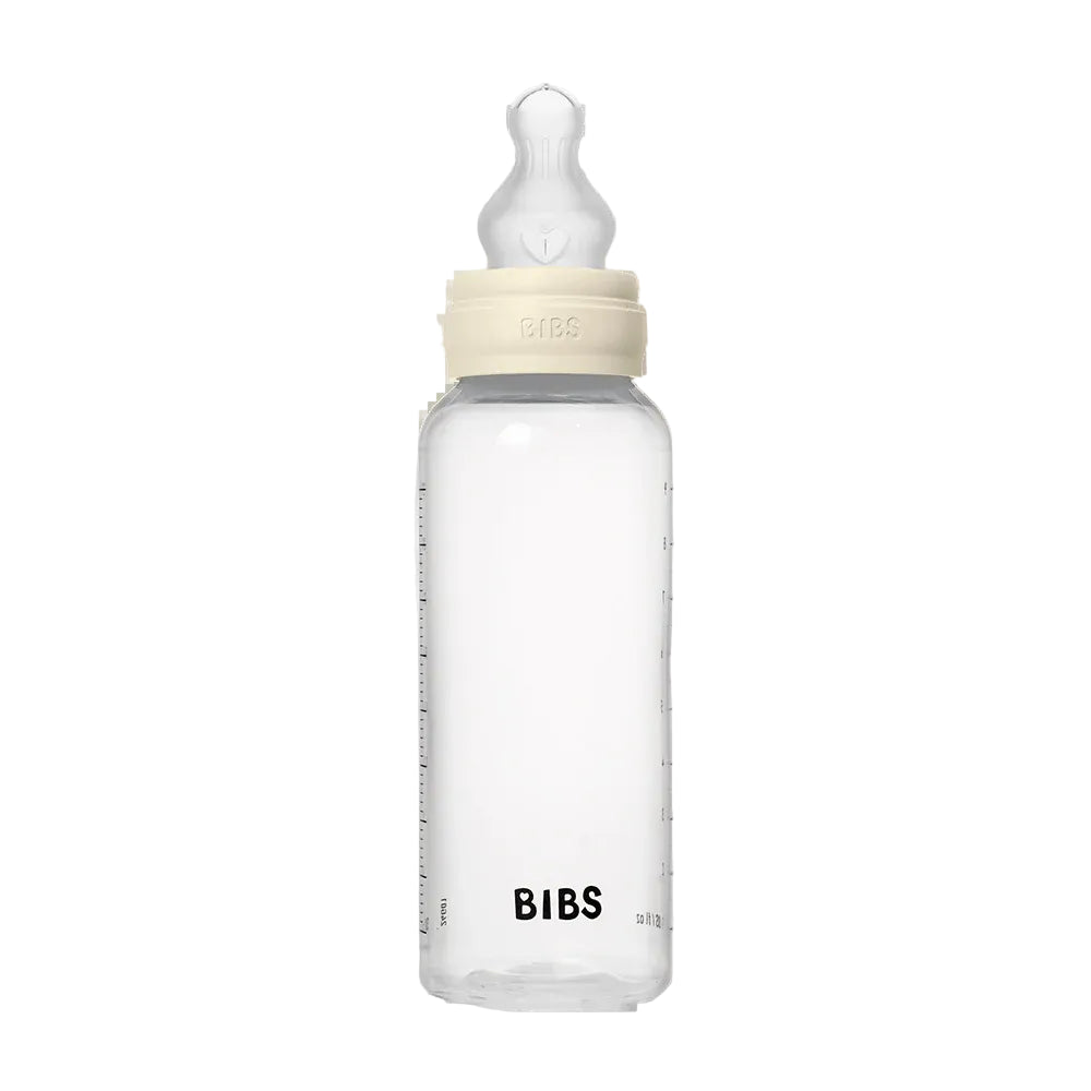 Clear baby bottle