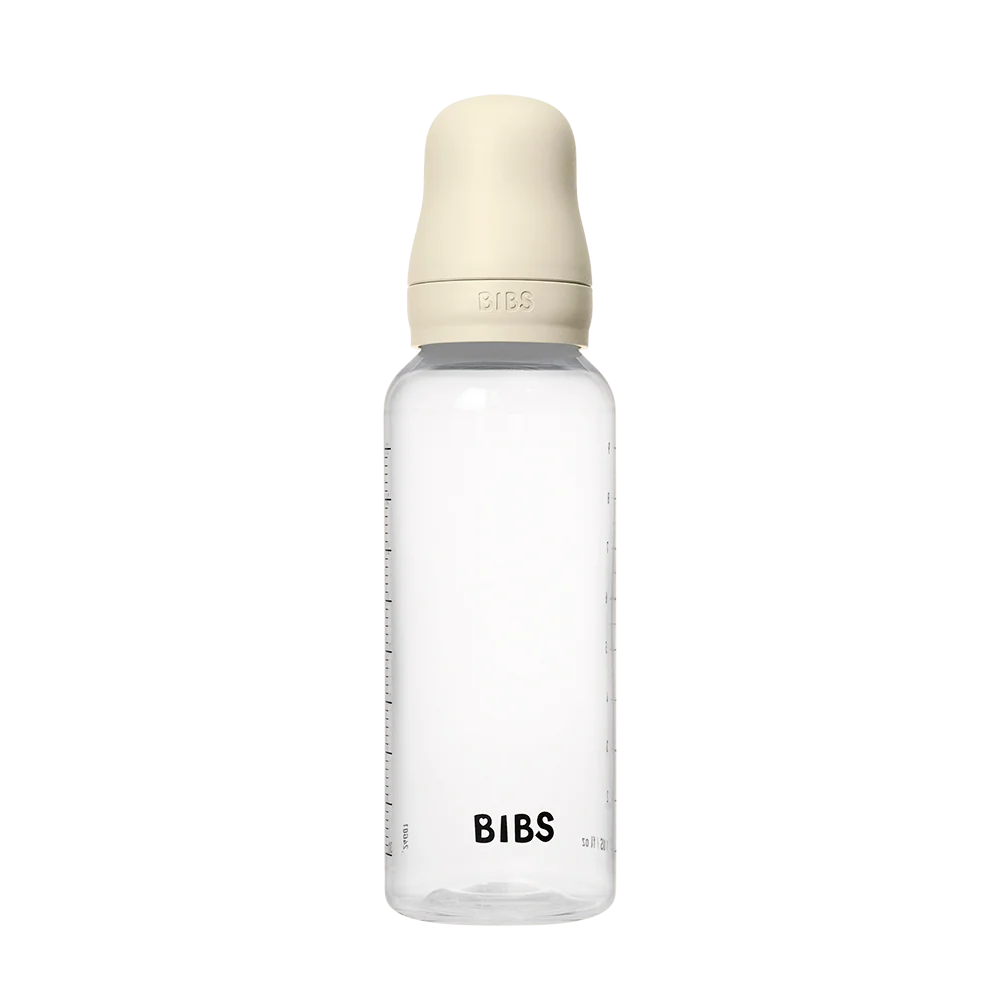 Clear baby bottle