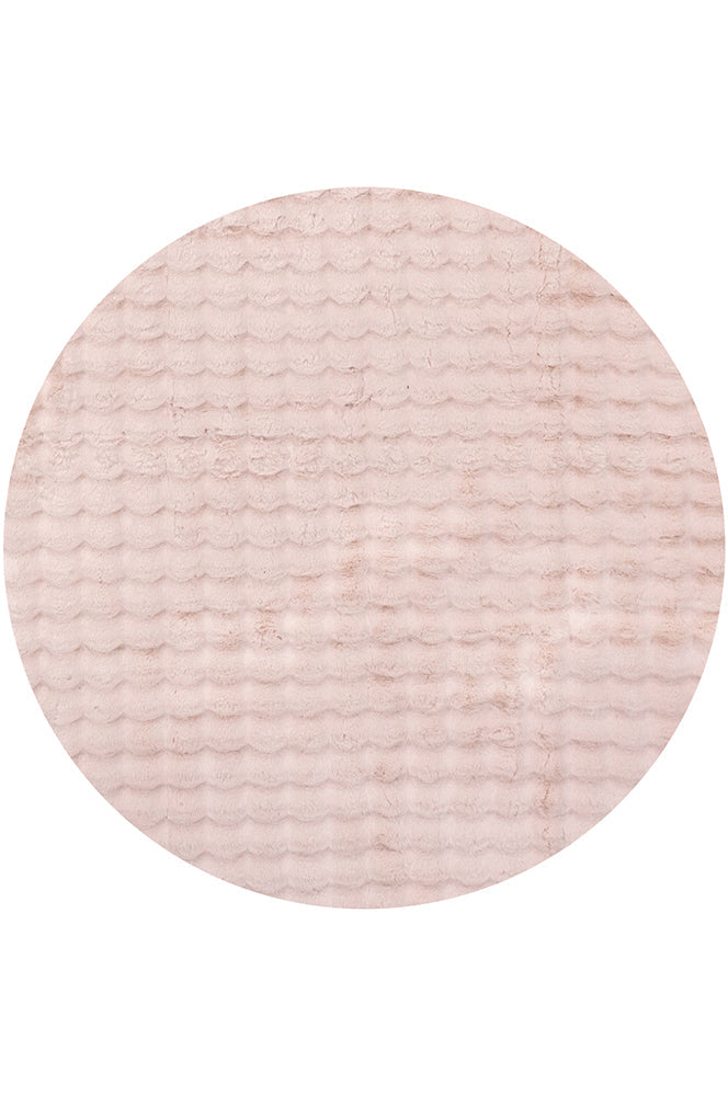 Sybaki Didi Blush Round - Machine Washable Rug