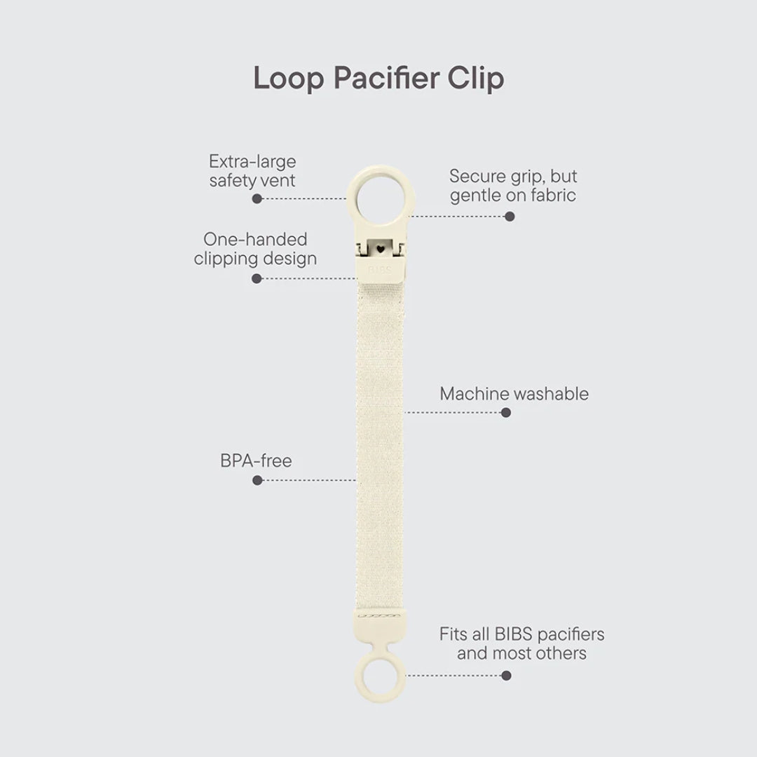 BIBS Pacifier Clip Loop