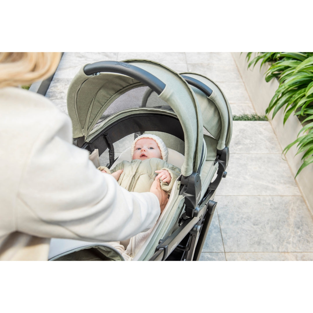 Britax Aptana Stroller with Bassinet & Lower Adaptors