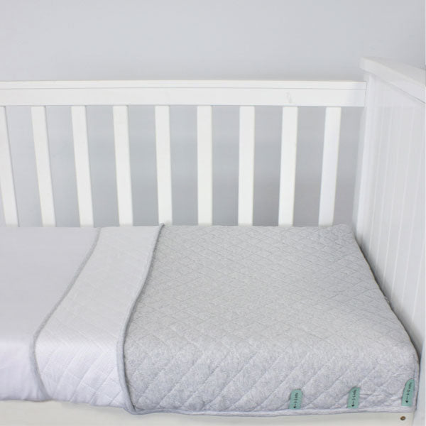 Bubba Blue Air+ Sleep Pouch 2.5Tog Standard Cot White Grey