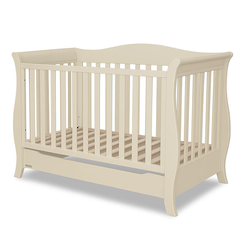 Eldita Windsor Sleigh Cot V2 Oatmeal