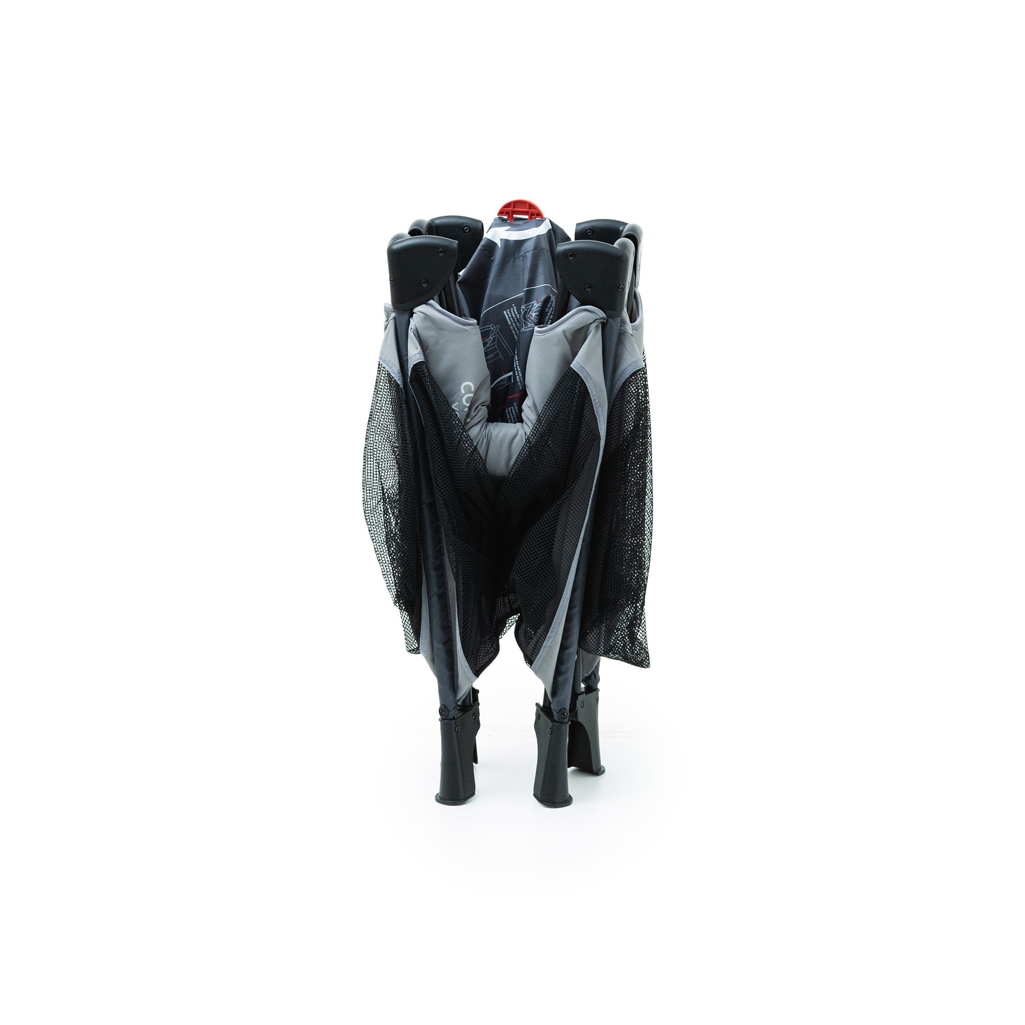 VeeBee EZ Fold Commuter Portacot Grey
