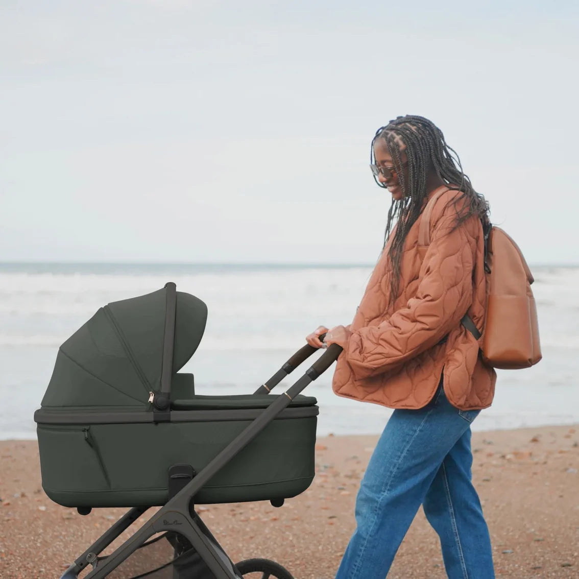 Silver Cross Cove Pram Pewter