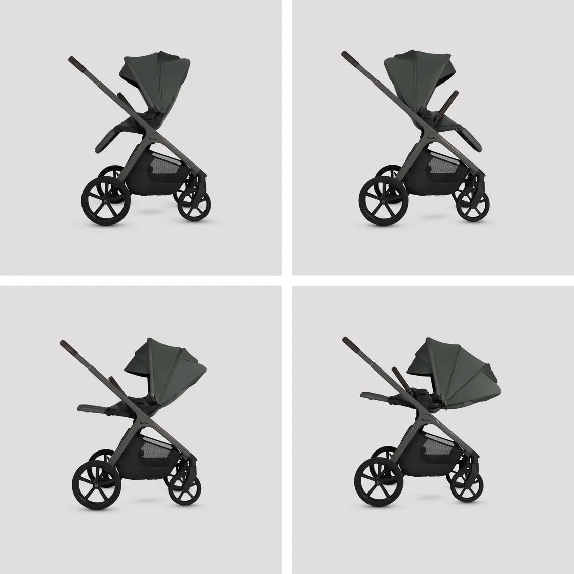 Silver Cross Cove Pram Pewter
