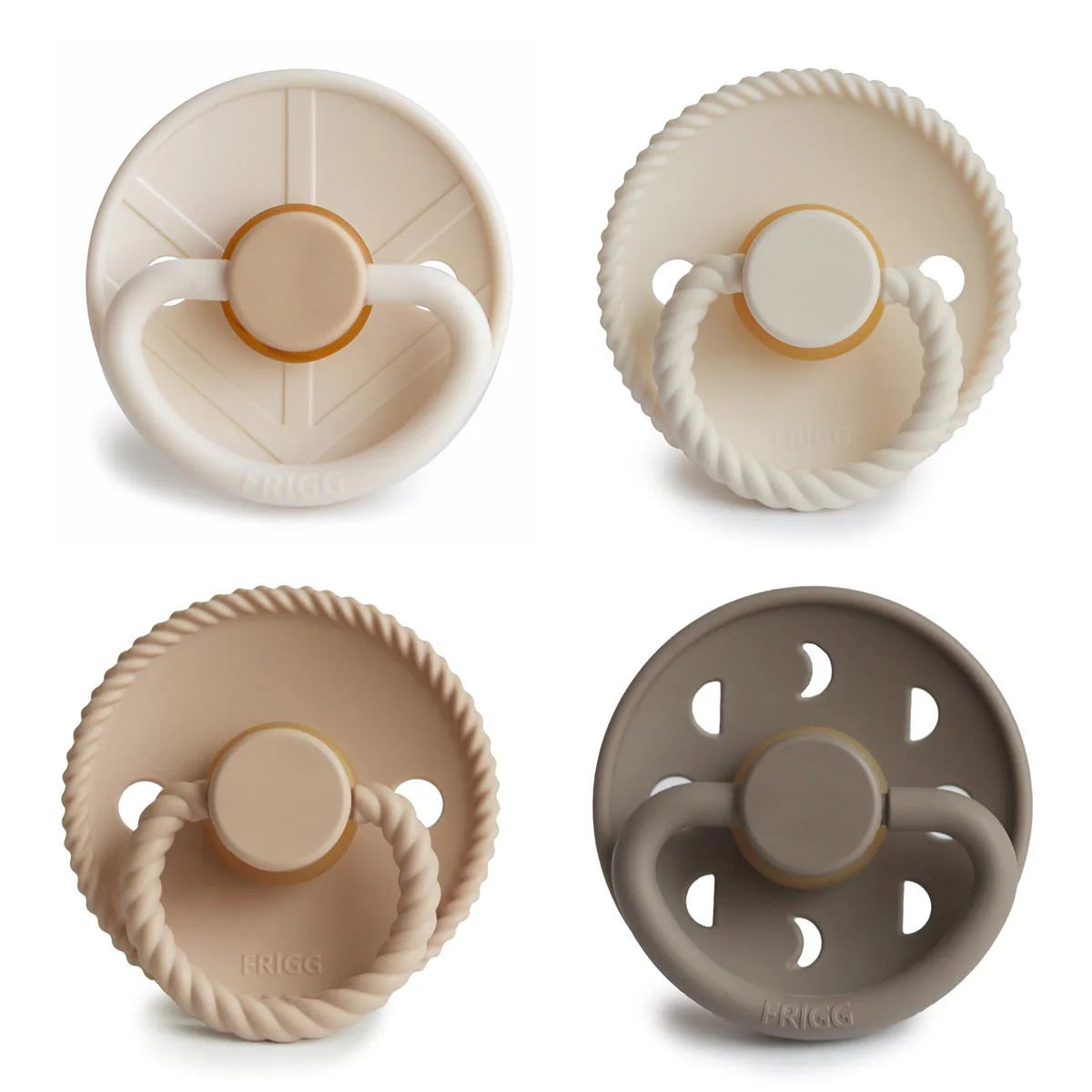 Frigg 4 Pack Latex Pacifiers