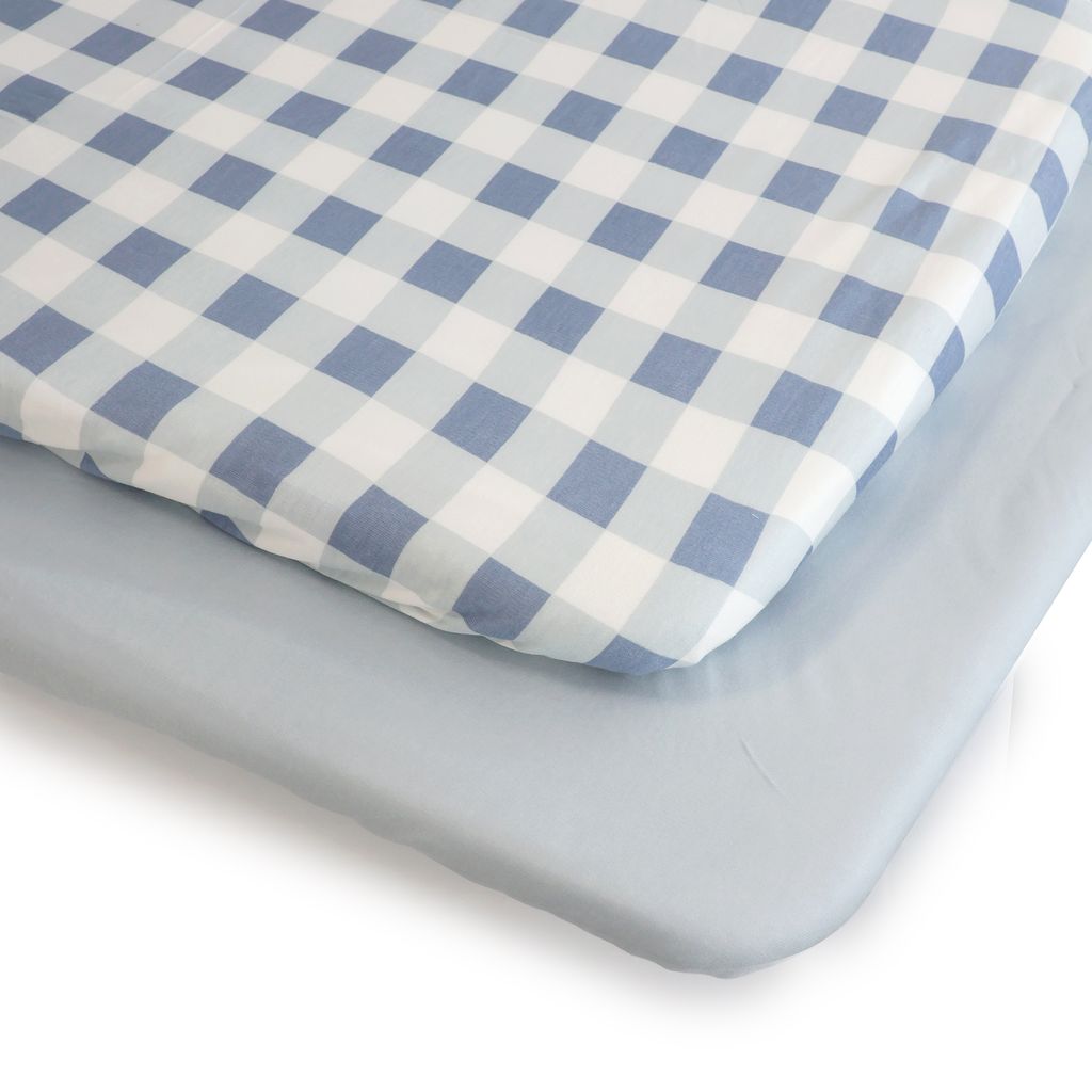 Bubba Blue Sundae Jersey Bedside Sleeper Fitted Sheets 2pk