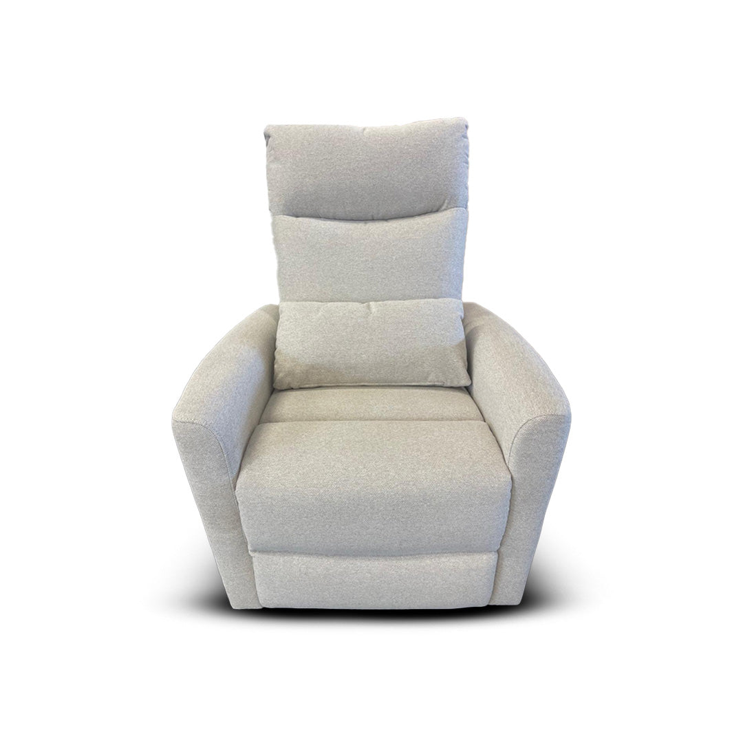 Gusto + Darcy Anesi Reclining Rocking Chair Wheat Performance Weave