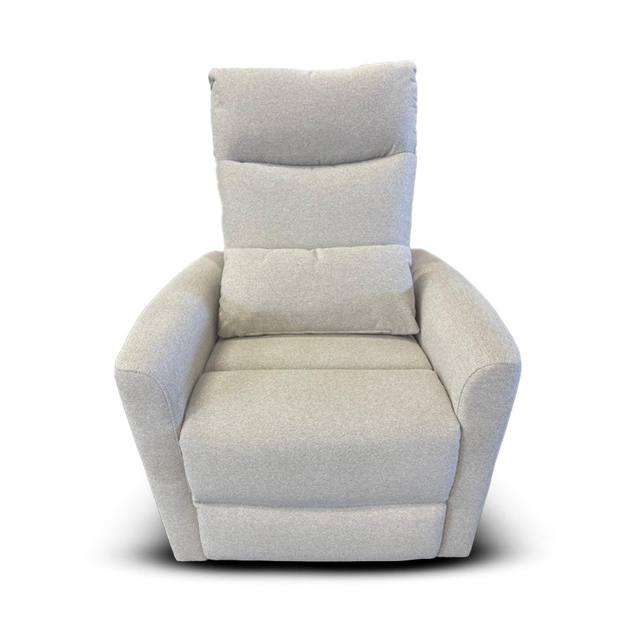 Gusto + Darcy Anesi Reclining Rocking Chair Wheat Performance Weave