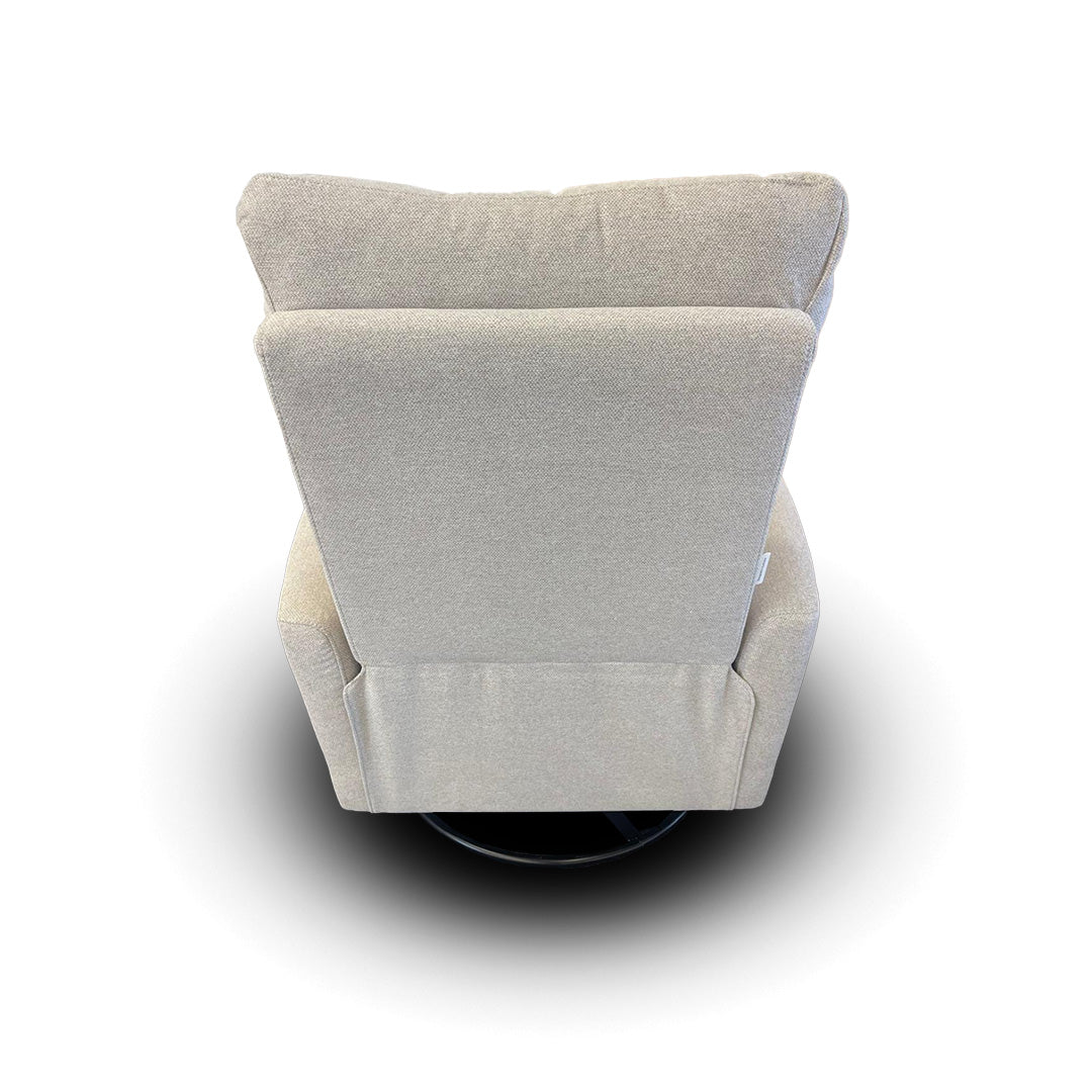 Gusto + Darcy Anesi Reclining Rocking Chair Wheat Performance Weave