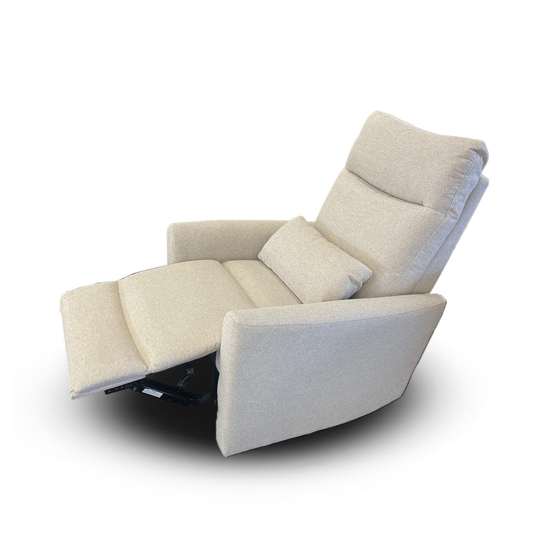 Gusto + Darcy Anesi Reclining Rocking Chair Wheat Performance Weave