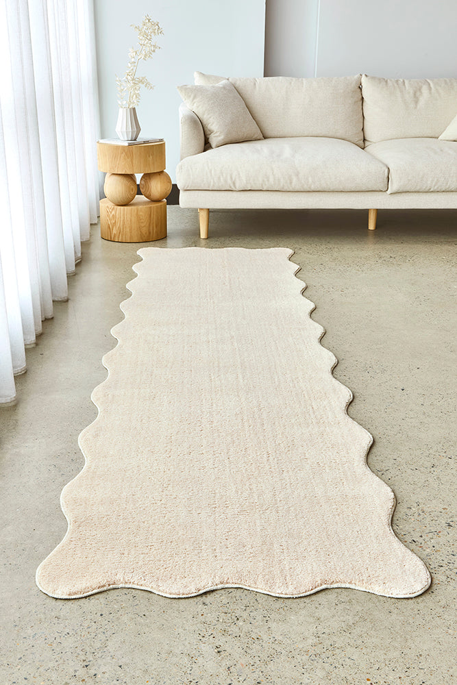 Sybaki Evelyn Beige Runner Rug