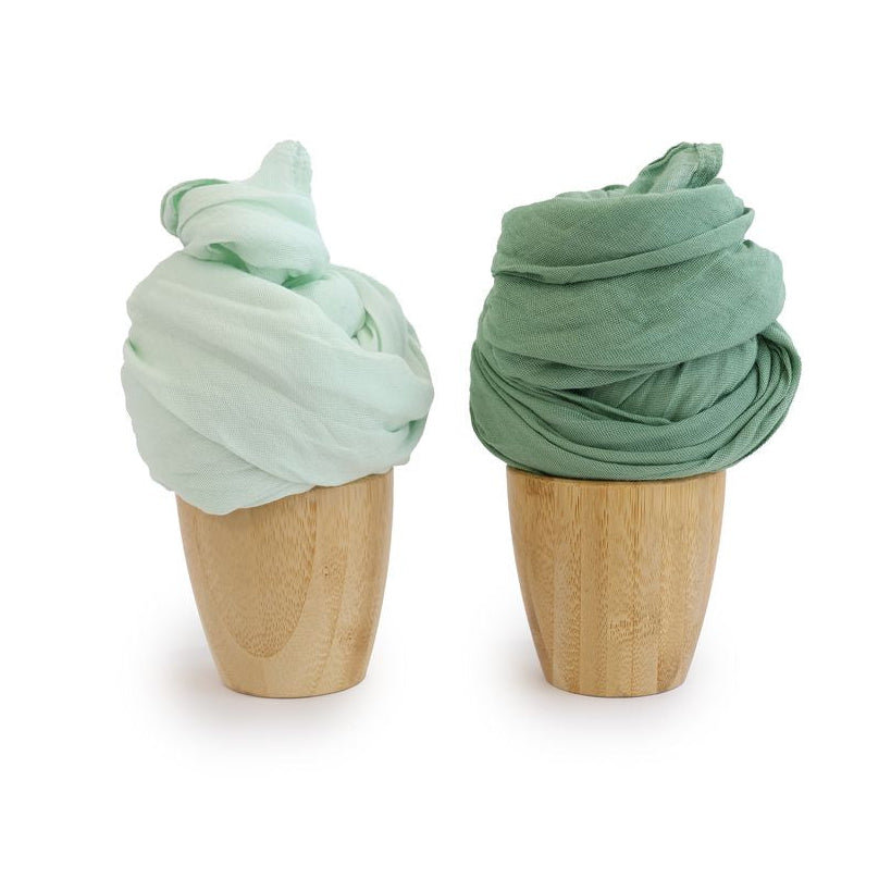 Bubba Blue Sundae Muslin Wraps 2pk