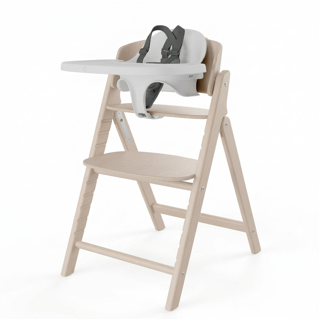 CYBEX Click & Fold 3 in 1 Foldable High Chair All Natural Light
