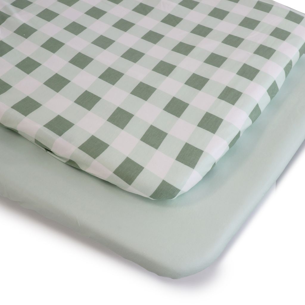 Bubba Blue Sundae Jersey Bedside Sleeper Fitted Sheets 2pk
