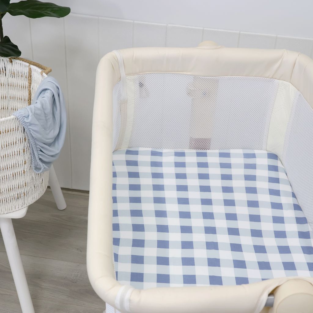 Bubba Blue Sundae Jersey Bedside Sleeper Fitted Sheets 2pk
