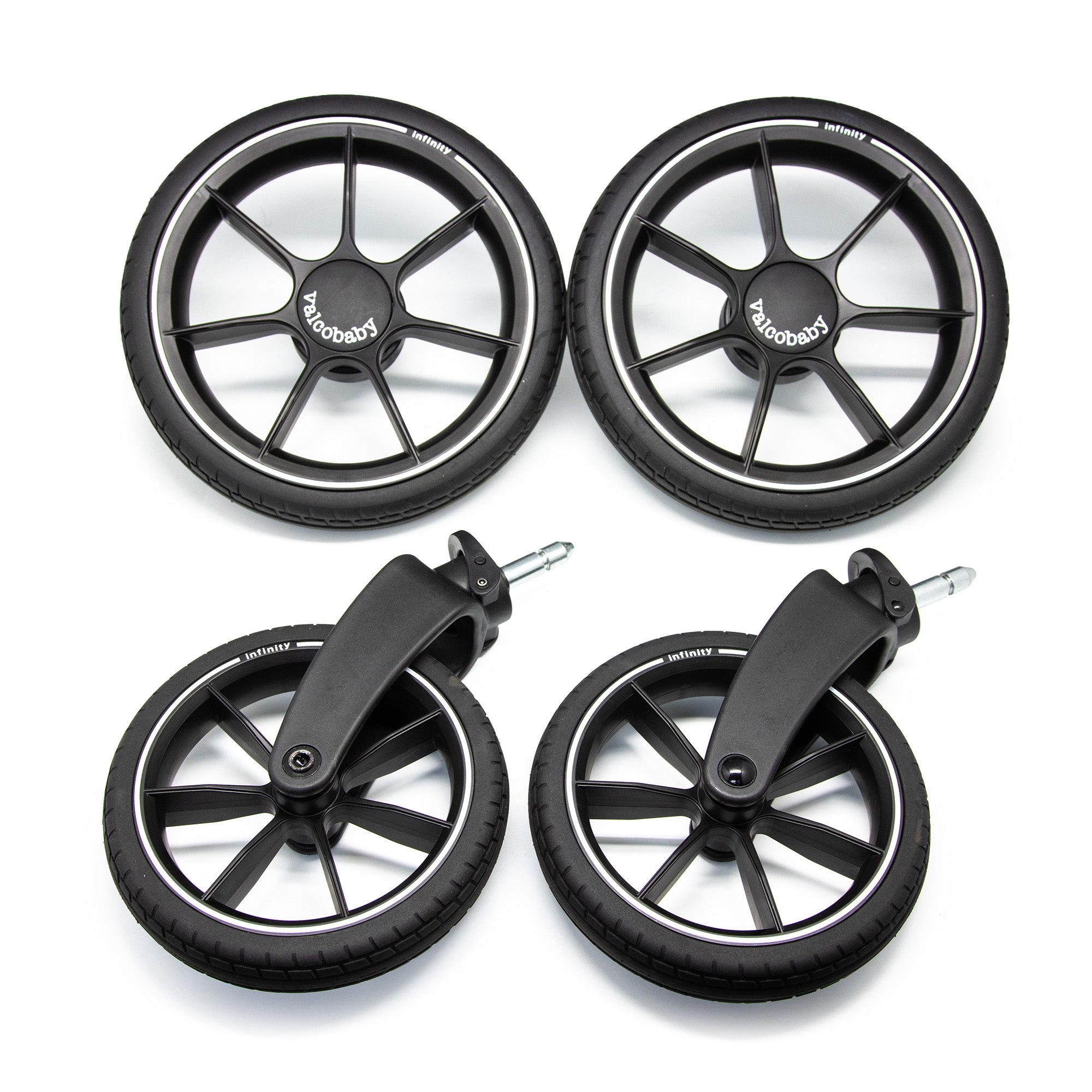 Valco Baby Infinity Wheel Pack for Trend 4 / Trend Ultra / Trend Duo