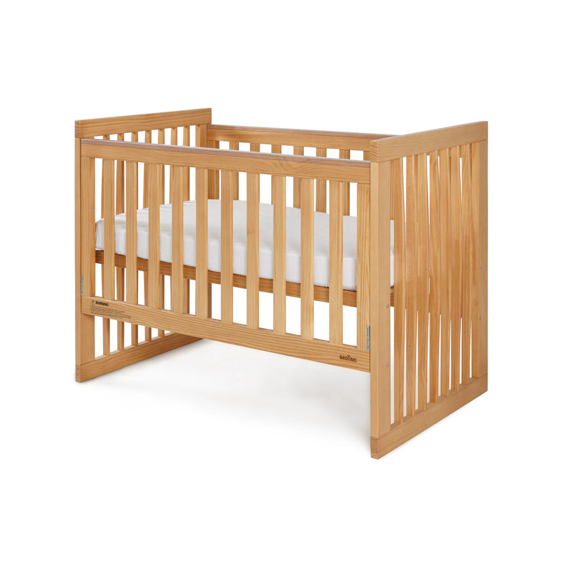 Wooden baby crib