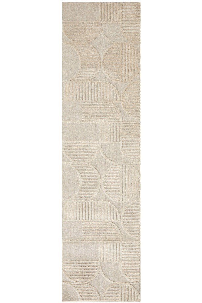 Sybaki Gigi Beige Runner Rug