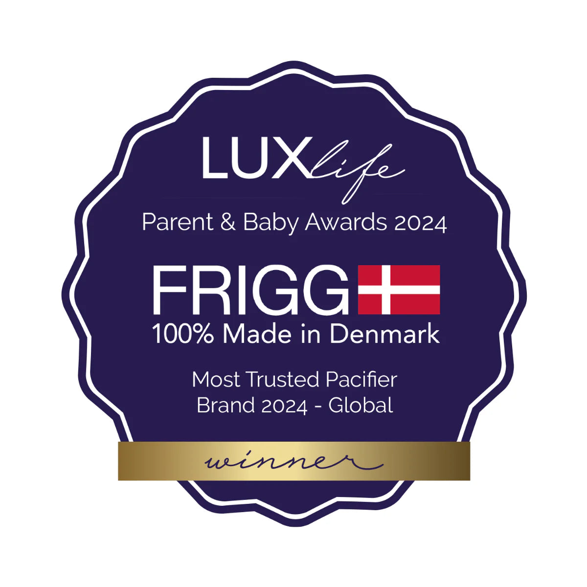 Frigg Butterfly Silicone Pacifier 2pk Size 2 (6-18 Months)