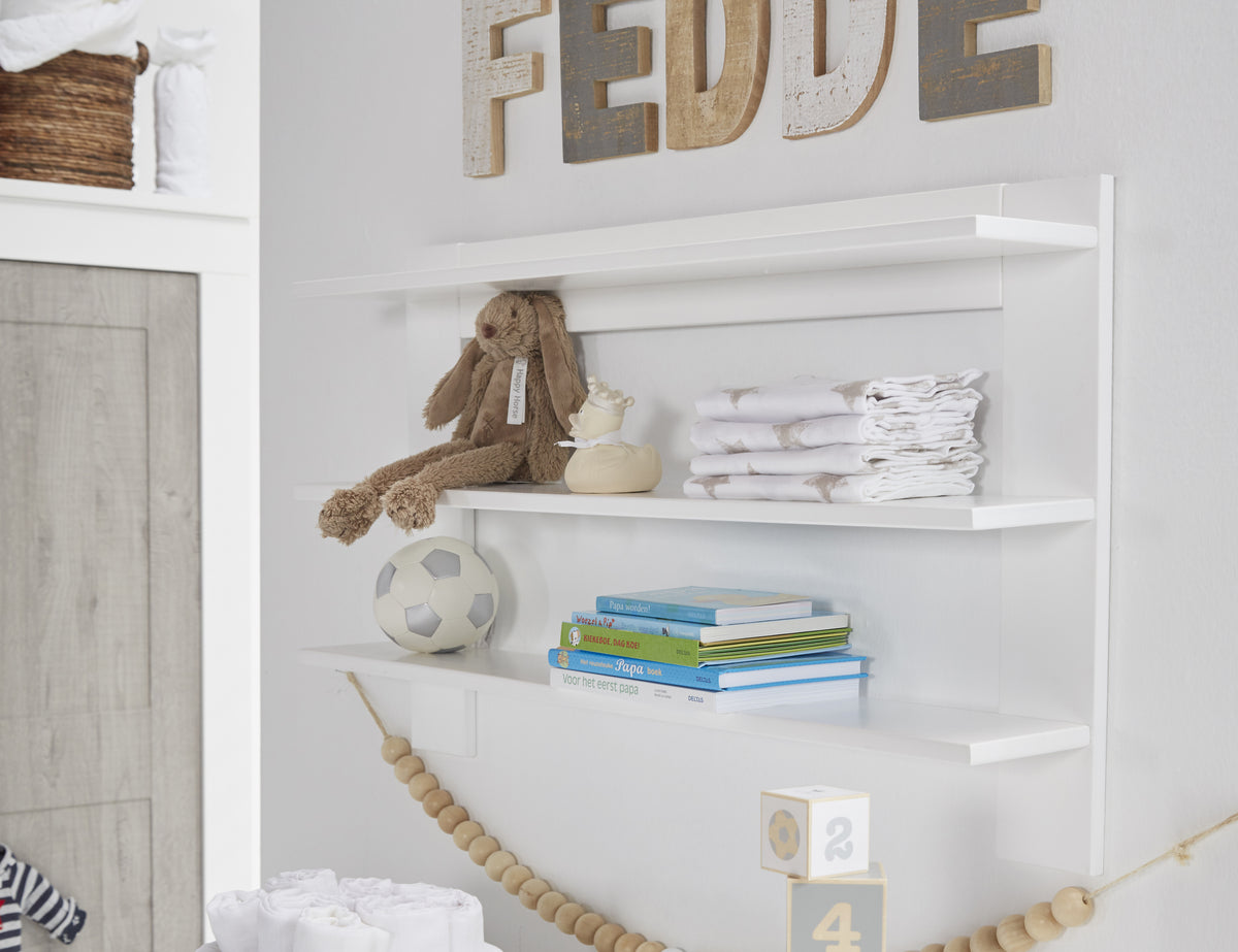 Love N Care Lucca Wall Shelf White/Ash