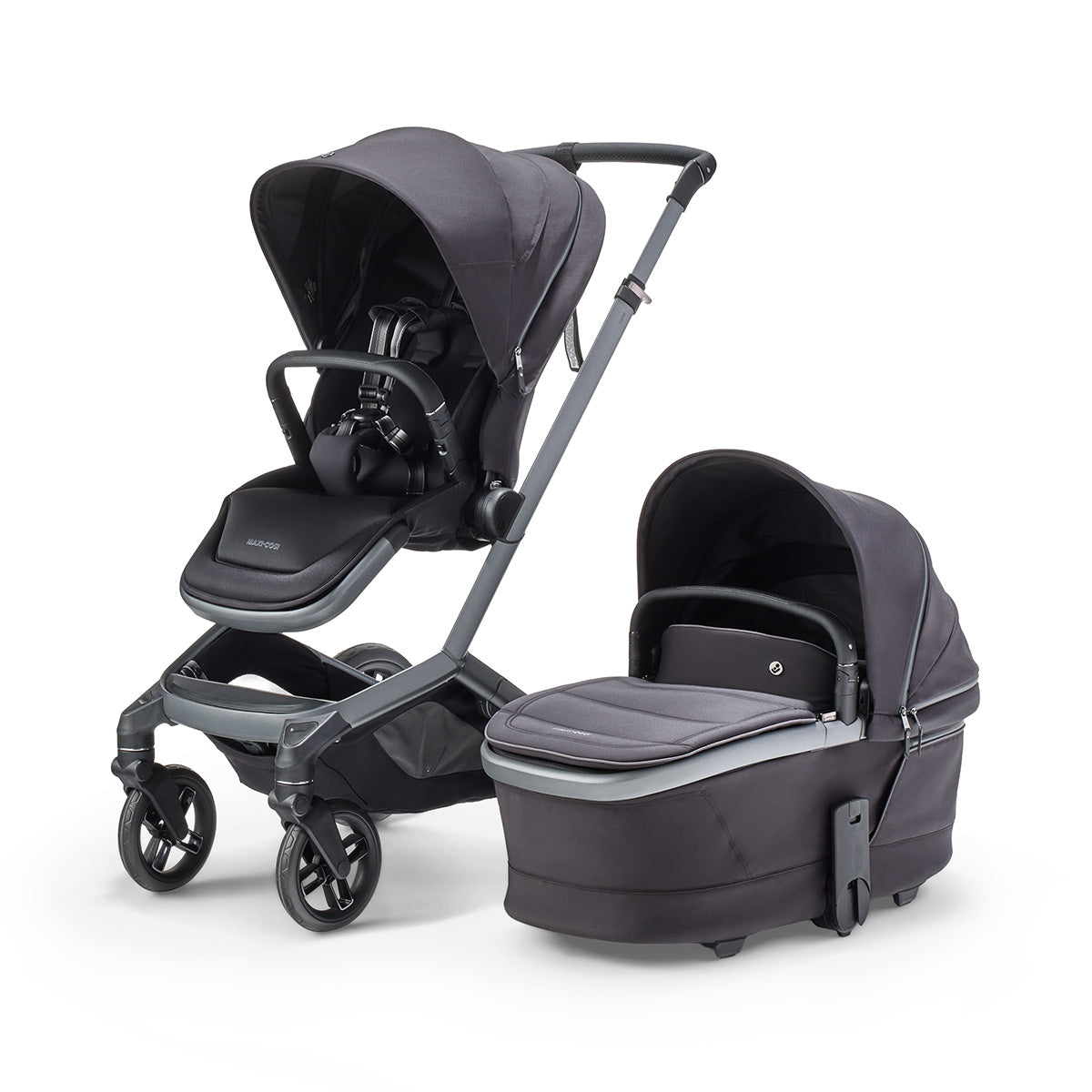 Maxi Cosi Fame+ Stroller with Bassinet Bundle