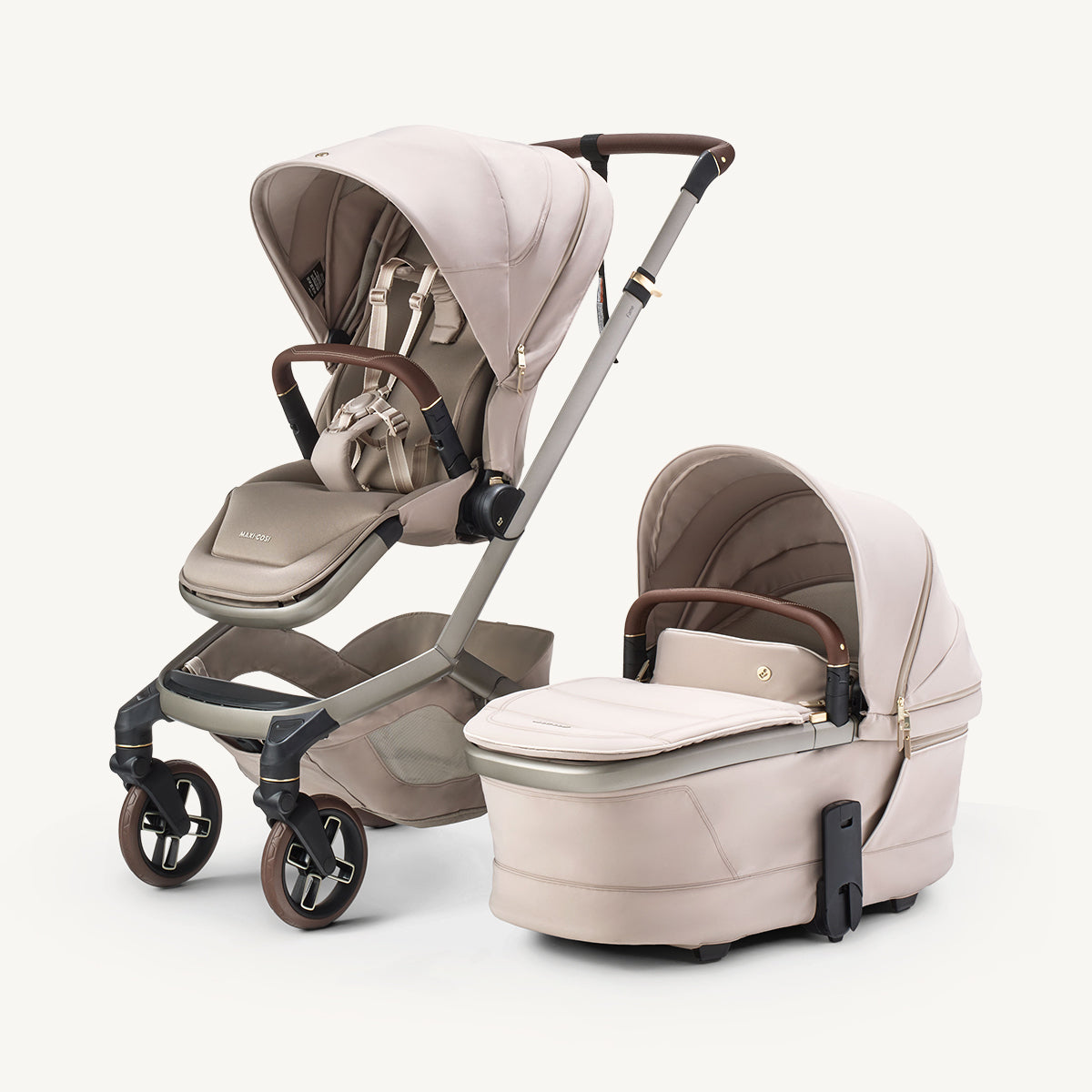 Maxi Cosi Fame+ Stroller with Bassinet Bundle