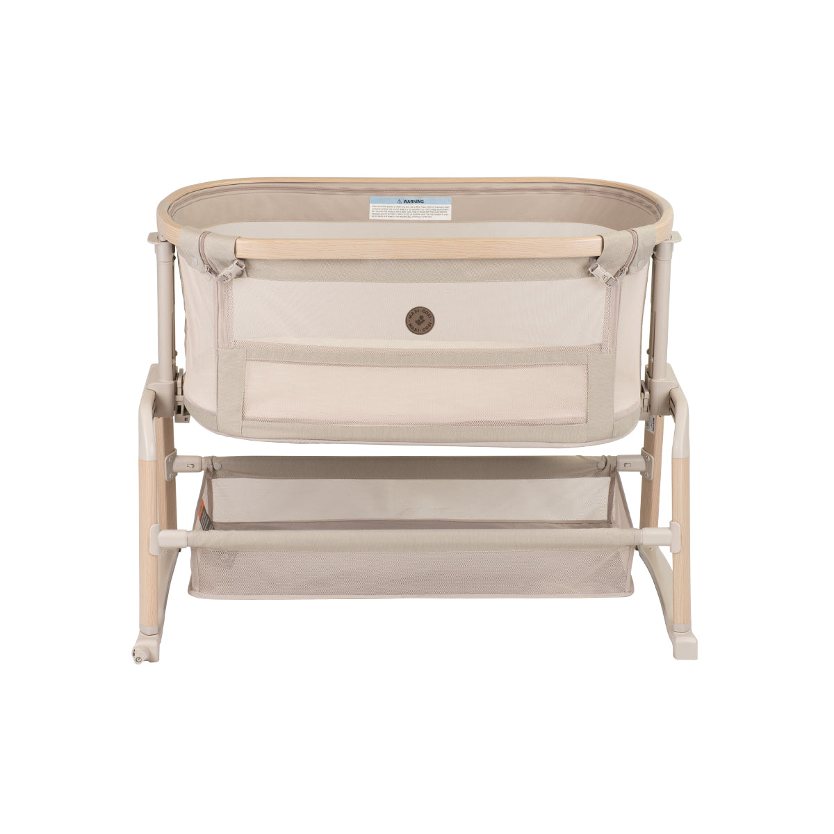 Beige baby bassinet