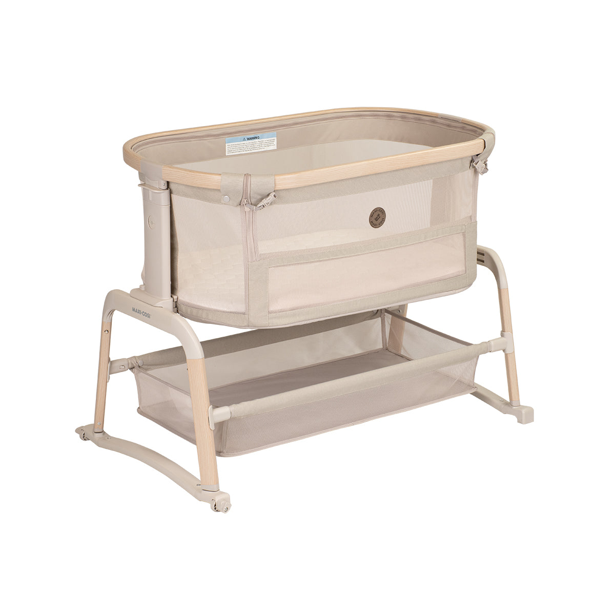Beige baby bassinet