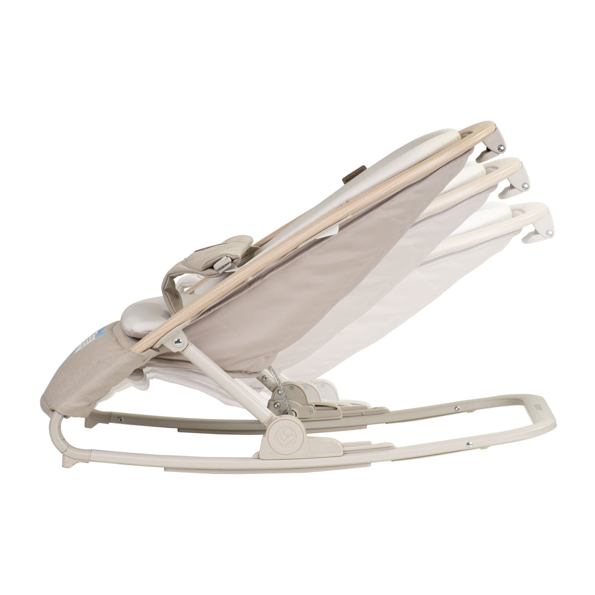 Beige baby rocker