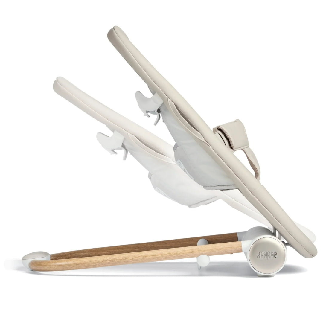 Mamas & Papas Eno Highchair, Bouncer and Cushion Bundle Cashmere